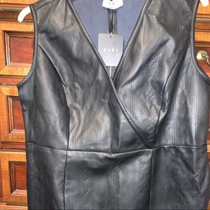 Sassy Faux leather dress